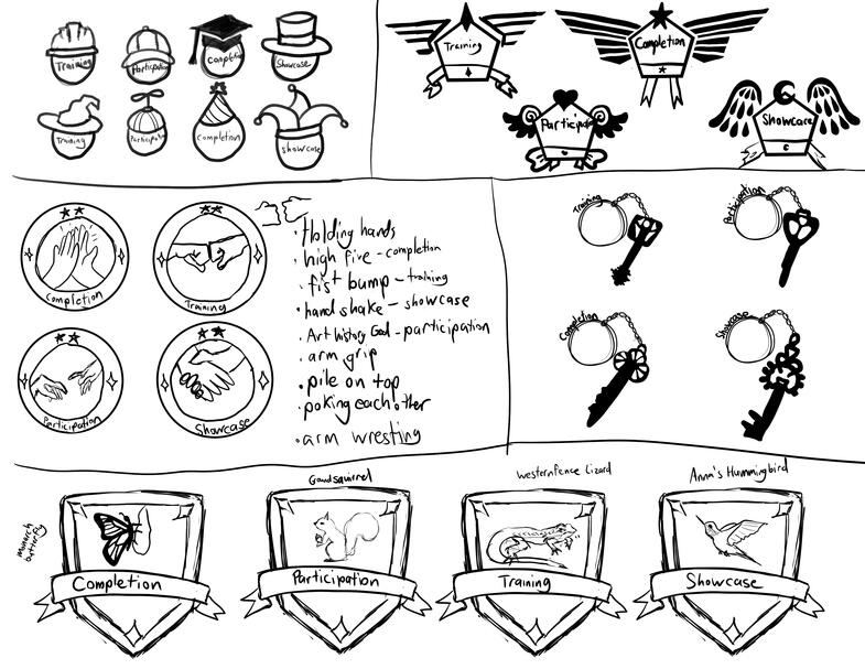 Badge Sketches