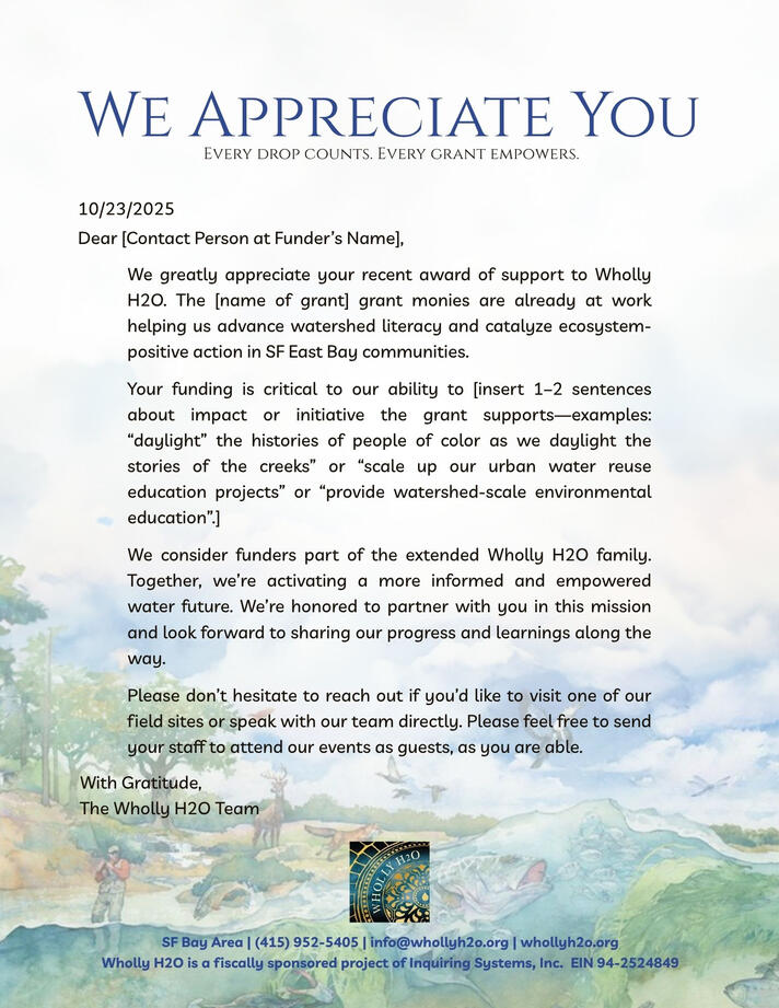 Thank You Letter Template